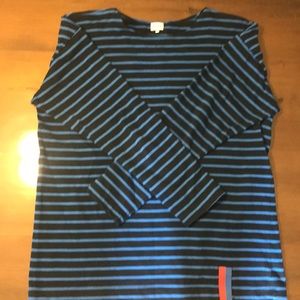 Kule boyfriend shirt in navy/royal blue